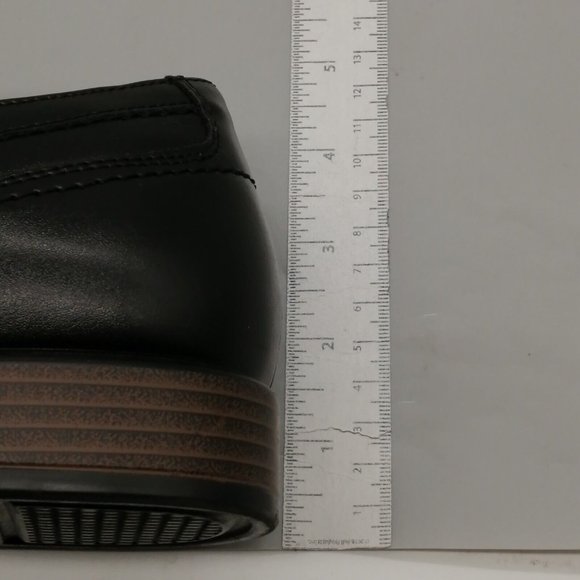 Van‎ Heusen Mens Oxford Shoes Orion Black Memory Foam Lace Up Almond Toe 10.5 - Picture 7 of 9